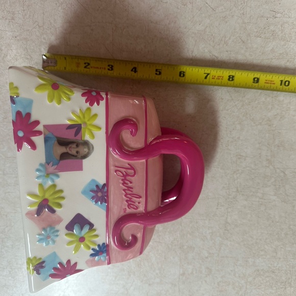 Barbie Kreisler Purse Coin Bank 2002 Ceramic Collectible Pink Handles - Picture 9 of 10